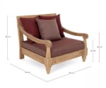 Homemotion - POLTRONA C-C BALI WINE - FSC - immagine 2