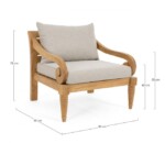 Homemotion - POLTRONA C-C KARUBA NATURAL - FSC - immagine 2