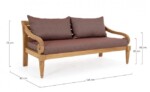 Homemotion - DIVANO 2-3P C-C KARUBA WINE - FSC - immagine 2