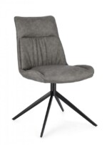 Bizzotto - SEDIA JORDAN PU GRIGIO