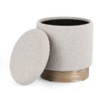 Bizzotto - SET2 POUF CONTENITORE.ZOYA GRIGIO CH - immagine 4