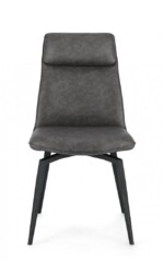 Bizzotto - SEDIA LAWRENCE PU ANTRACITE - immagine 3