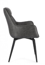 Bizzotto - POLTRONA LAWRENCE PU ANTRACITE - immagine 5