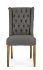 Homemotion - SEDIA COLUMBIA GRIGIO BOUCLE' - immagine 3
