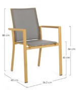 Bizzotto - SEDIA C-BR KONNOR SENAPE - immagine 2