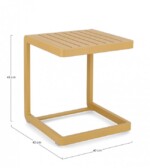 Bizzotto - TAVOLINO KONNOR 40X40 SENAPE - immagine 2