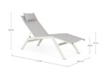 Bizzotto - CHAISE LONGUE C-P KRION LUNAR - immagine 2
