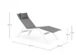 Bizzotto - CHAISE LONGUE C-P KRION BIANCO JX11 - immagine 2