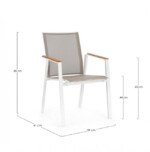Bizzotto - SEDIA C-BR CAMERON BIANCO GK50 - immagine 2