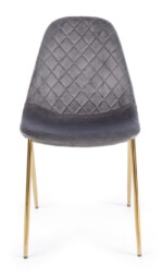 Bizzotto - SEDIA TERRY VELLUTO GRIGIO SCURO - immagine 3
