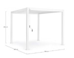 Bizzotto - PERGOLA OCEAN 3X3 BIANCO - immagine 3