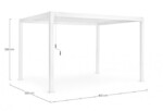 Bizzotto - PERGOLA OCEAN 3X4 BIANCO - immagine 3