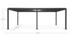 Bizzotto - PERGOLA OCEAN 3.6X7.2 ANTRACITE - immagine 2