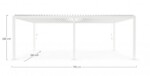 Bizzotto - PERGOLA OCEAN 3.6X7.2 BIANCO - immagine 2