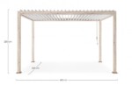 Bizzotto - PERGOLA OCEAN 3X4 RUSTIC-BIANCO - immagine 2