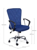 Yes - SEDIA UFFICIO C-BR BRISBANE BLU - immagine 2