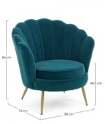 Bizzotto - POLTRONA GILIOLA BLUE - immagine 2
