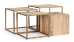 Homemotion - SET4 TAVOLINO JAIDEV