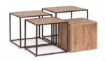 Homemotion - SET4 TAVOLINO JANAK