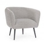 Bizzotto - POLTRONA AVRIL GRIGIO BOUCLE'