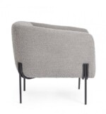Bizzotto - POLTRONA CLAUDINE GRIGIO BOUCLE' - immagine 5