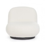 Bizzotto - POLTRONA MARGOT GIREV BIANCO BOUCLE' - immagine 3
