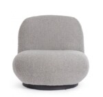 Bizzotto - POLTRONA MARGOT GIREV GRIGIO BOUCLE' - immagine 3