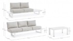 Bizzotto - SET SALOTTO ANG.C-C KONNOR BIANCO CX21 - immagine 3