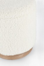 Bizzotto - SET2 POUF CONTENITORE ZOYA BIANCO TEDDY - immagine 2