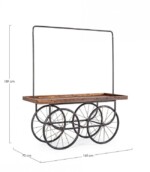 Bizzotto - TAVOLO ESPOSITORE C-RUOTE 160X70X189H - immagine 2