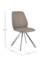 Bizzotto - SEDIA MAXWELL PU TORTORA - immagine 2