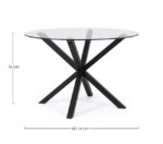 Bizzotto - TAVOLO MAY TO GAMBA NERO D114 - immagine 2