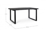 Bizzotto - TAVOLO RETT. HASTINGS 160X90 - immagine 2