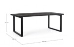 Bizzotto - TAVOLO RETT. HASTINGS 200X100 - immagine 2