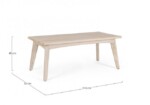 Bizzotto - TAVOLINO SAHANA 115X55 - immagine 2