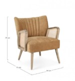 Bizzotto - POLTRONA VIRNA MUSTARD - immagine 2
