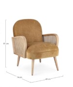 Bizzotto - POLTRONA DALIDA MUSTARD - immagine 2
