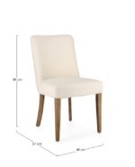 Homemotion - SEDIA BEATRIZ NATURALE BOUCLE' - immagine 2