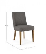 Homemotion - SEDIA BEATRIZ GRIGIO BOUCLE' - immagine 2