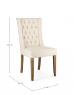 Homemotion - SEDIA COLUMBIA NATURALE BOUCLE' - immagine 2