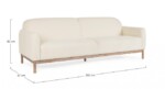 Homemotion - DIVANO 3P DETROIT NATURALE BOUCLE' - immagine 2