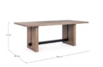 Homemotion - TAVOLO MONROE 200X100 - immagine 2