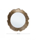 Homemotion - SPECCHIO C-C YAMIR ORO D72 - immagine 2