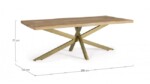 Homemotion - TAVOLO JAIDEV 220X100 - immagine 2