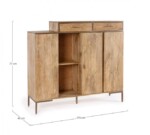 Homemotion - CREDENZA ALTA 3A-2C JAIDEV - immagine 2