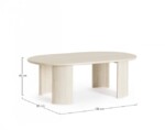 Bizzotto - TAVOLINO ORLANDO OV NATURALE 130X80 - immagine 2