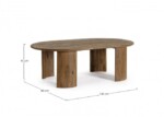 Bizzotto - TAVOLINO ORLANDO OV BROWN 130X80 - immagine 2