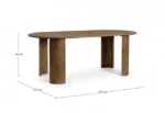 Bizzotto - TAVOLO ORLANDO OV BROWN 210X100 - immagine 2