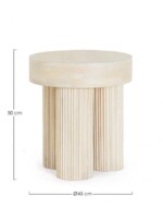 Bizzotto - TAVOLINO DACCA NATURALE D45 - immagine 2