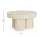 Bizzotto - TAVOLINO DACCA NATURALE D75 - immagine 2